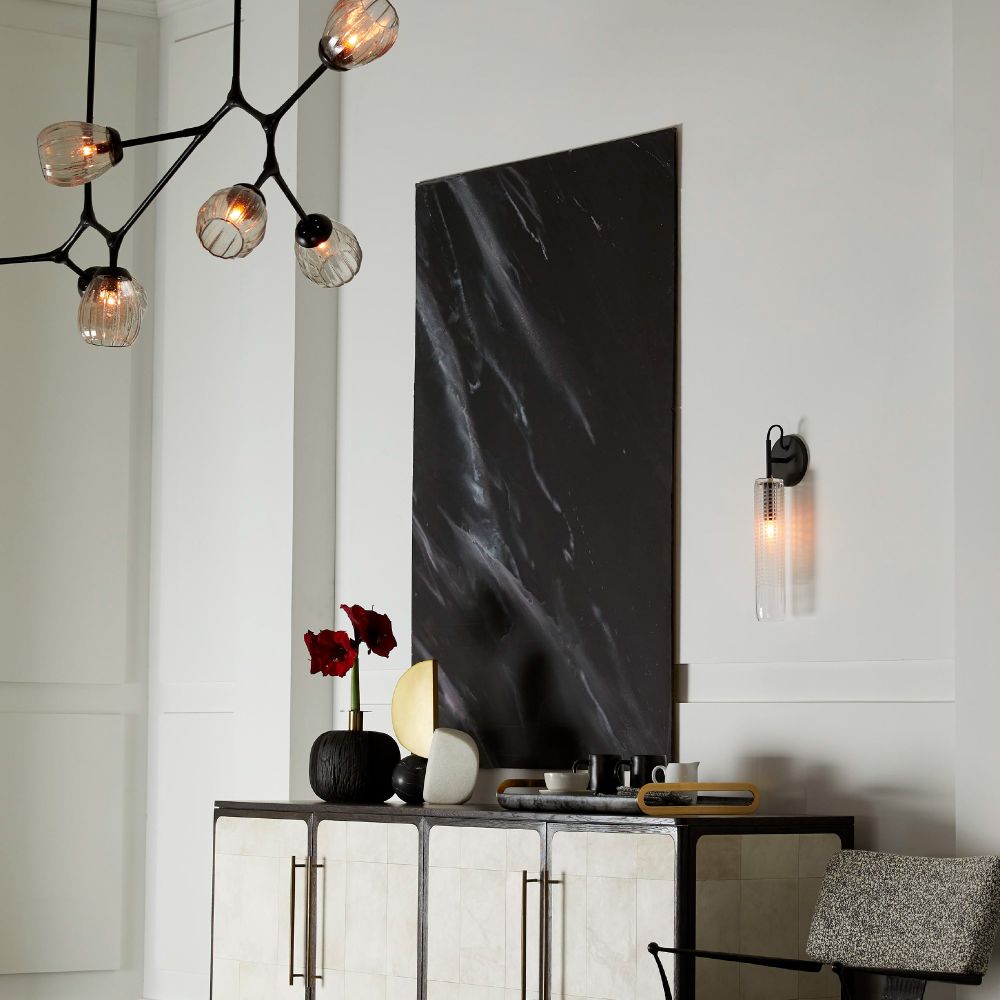Wall Lighting Clive Tall Sconce - Black
