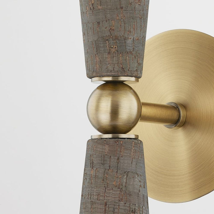 Dax Wall Sconce - Patina Brass