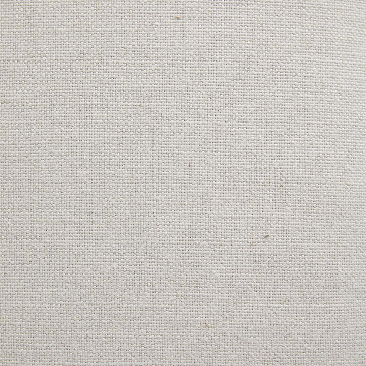 Louie Ottoman Bone Linen - Brown
