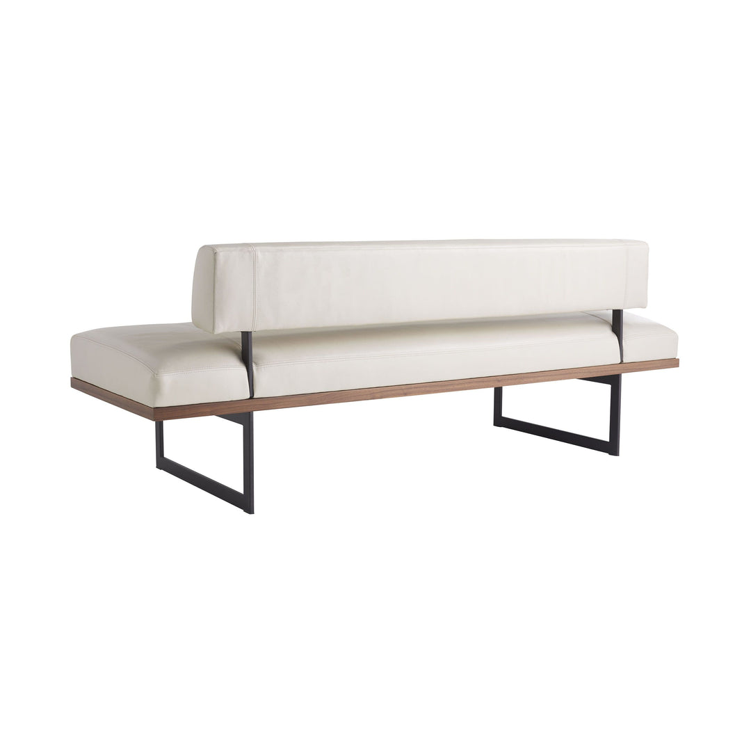 Kaito Bench Ivory Leather