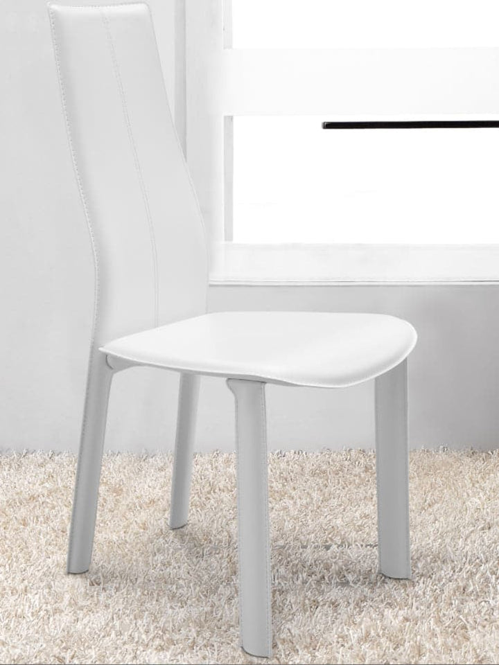Allison Dining Chair-Whiteline Modern Living-WHITELINE-DC1004H-BLK-Dining ChairsBlack-4-France and Son