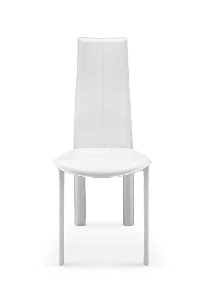 Allison Dining Chair-Whiteline Modern Living-WHITELINE-DC1004H-WHT-Dining ChairsWhite-2-France and Son