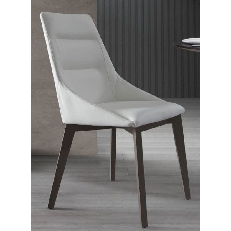 Siena Dining Chair-Whiteline Modern Living-WHITELINE-DC1420-GRY/GRY-Dining ChairsGray-4-France and Son