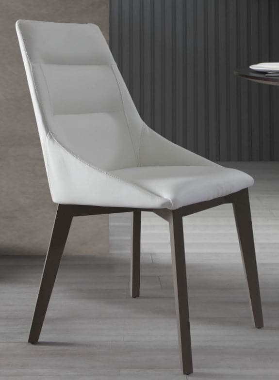 Siena Dining Chair-Whiteline Modern Living-WHITELINE-DC1420-GRY/GRY-Dining ChairsGray-4-France and Son