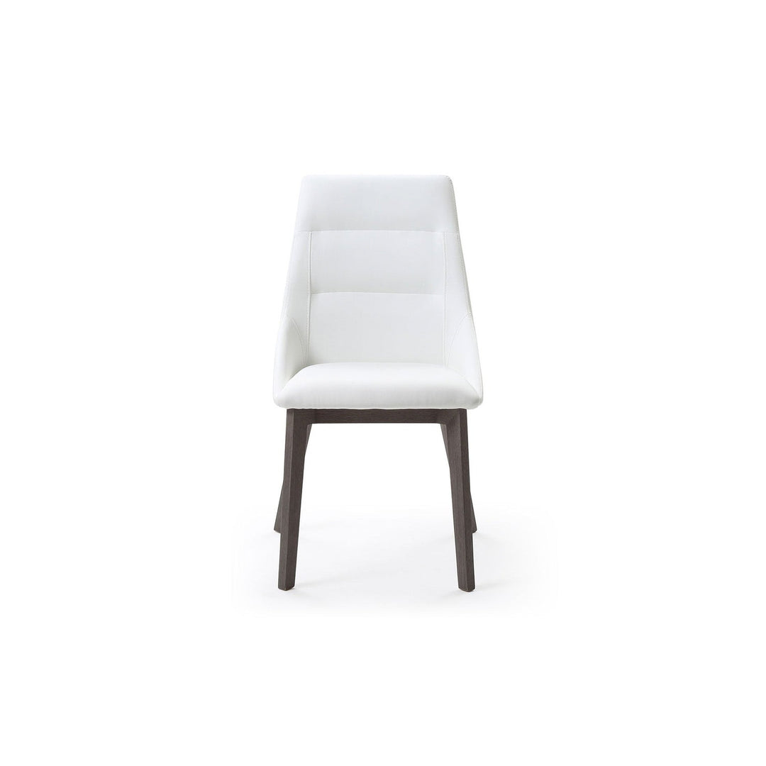 Siena Dining Chair-Whiteline Modern Living-WHITELINE-DC1420-GRY/GRY-Dining ChairsGray-5-France and Son