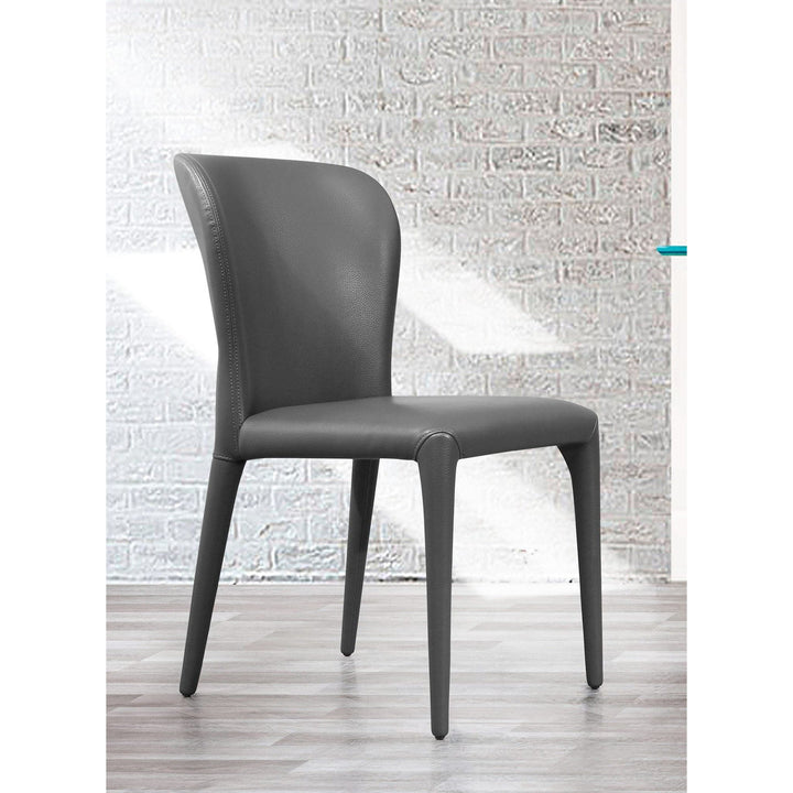 Hazel Dining Chair-Whiteline Modern Living-WHITELINE-DC1455-GRY-Dining ChairsGray-2-France and Son