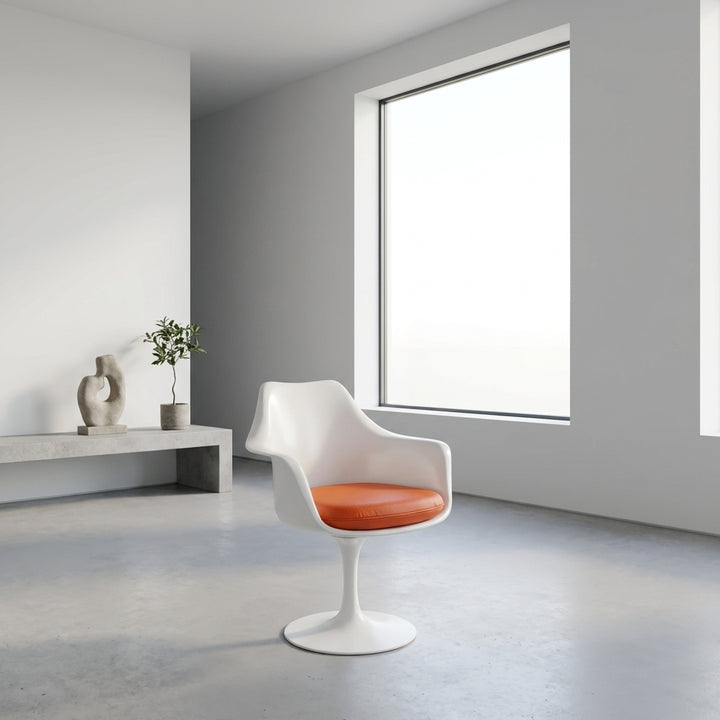 Pedestal Arm Chair Cushion - Orange