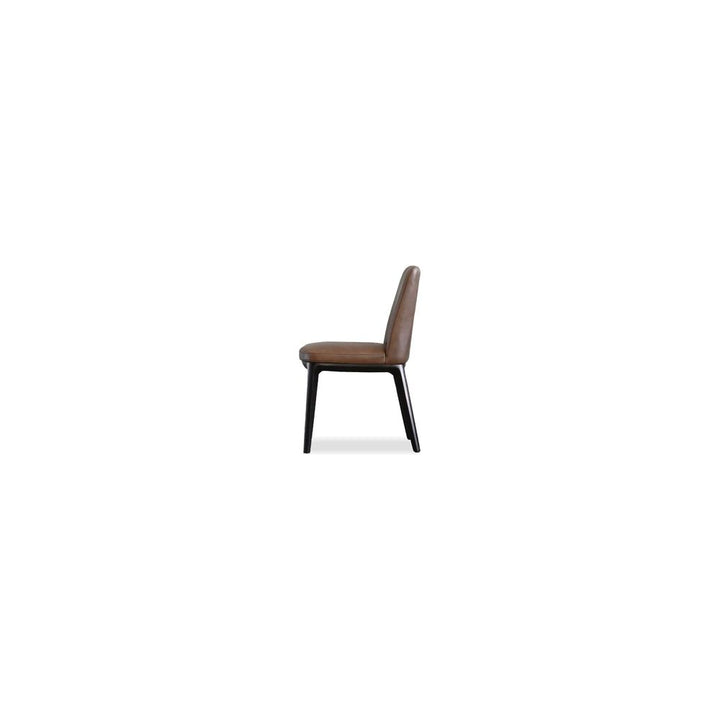 Dining Chairs Maven Dining Chair Cacao Brown Sauvage Leather