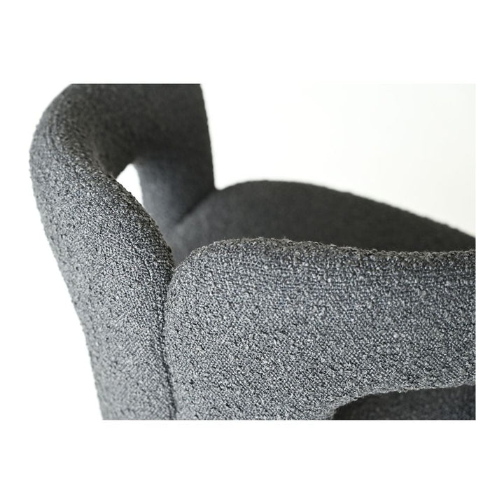 Melrose Armchair Licorice Boucle Fabric , 1/Box