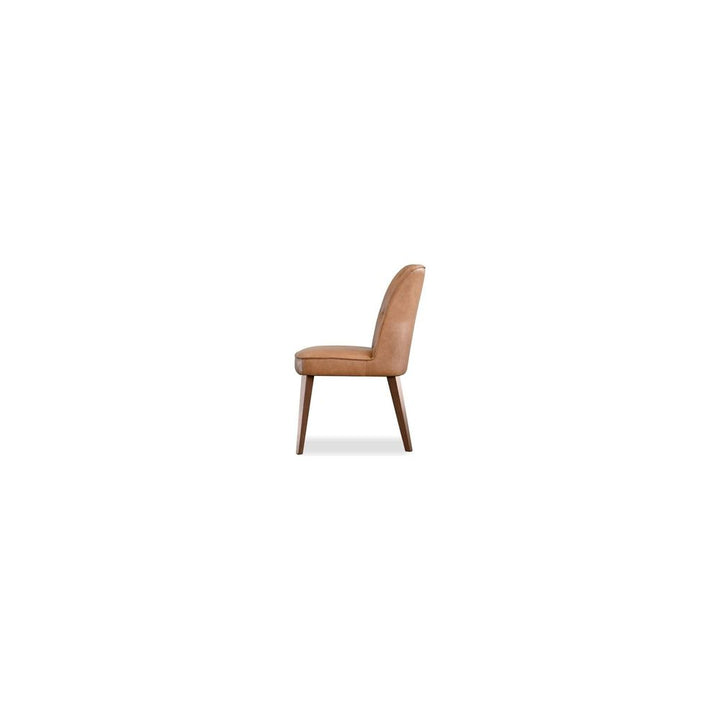 Dining Chairs Roulette Dining Chair Saddle Brown Vintage Leather