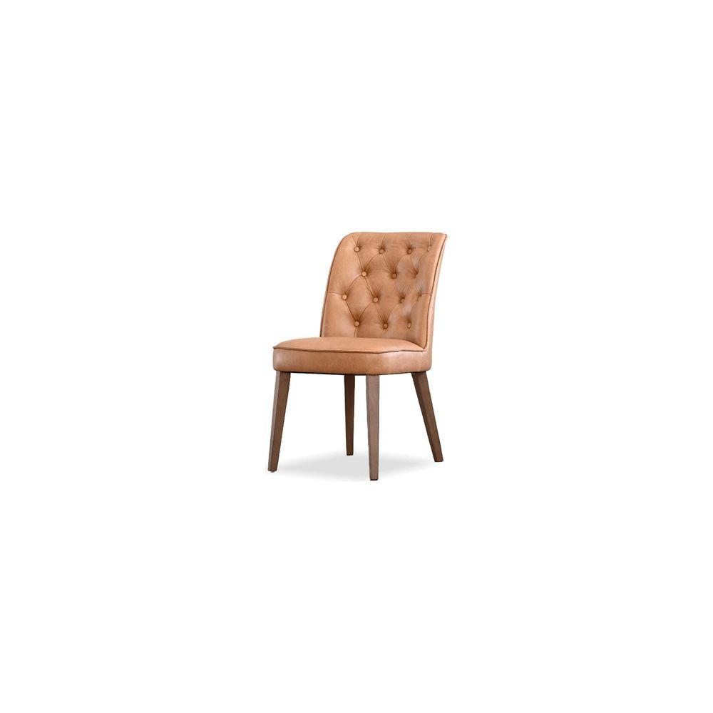 Dining Chairs Roulette Dining Chair Saddle Brown Vintage Leather