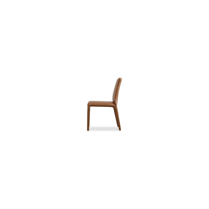 Dining Chairs Zeg Dining Chair Chestnut Buttery Leather