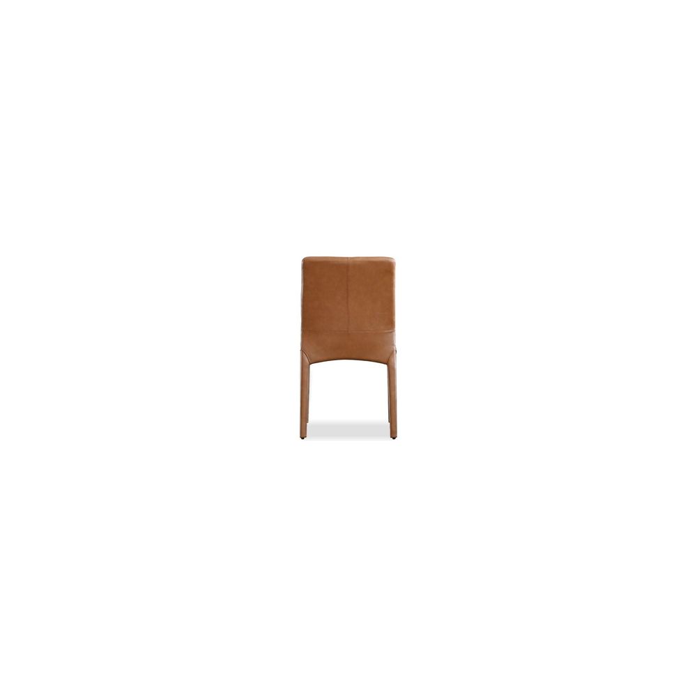 Zeg Dining Chair Chestnut Buttery Leather