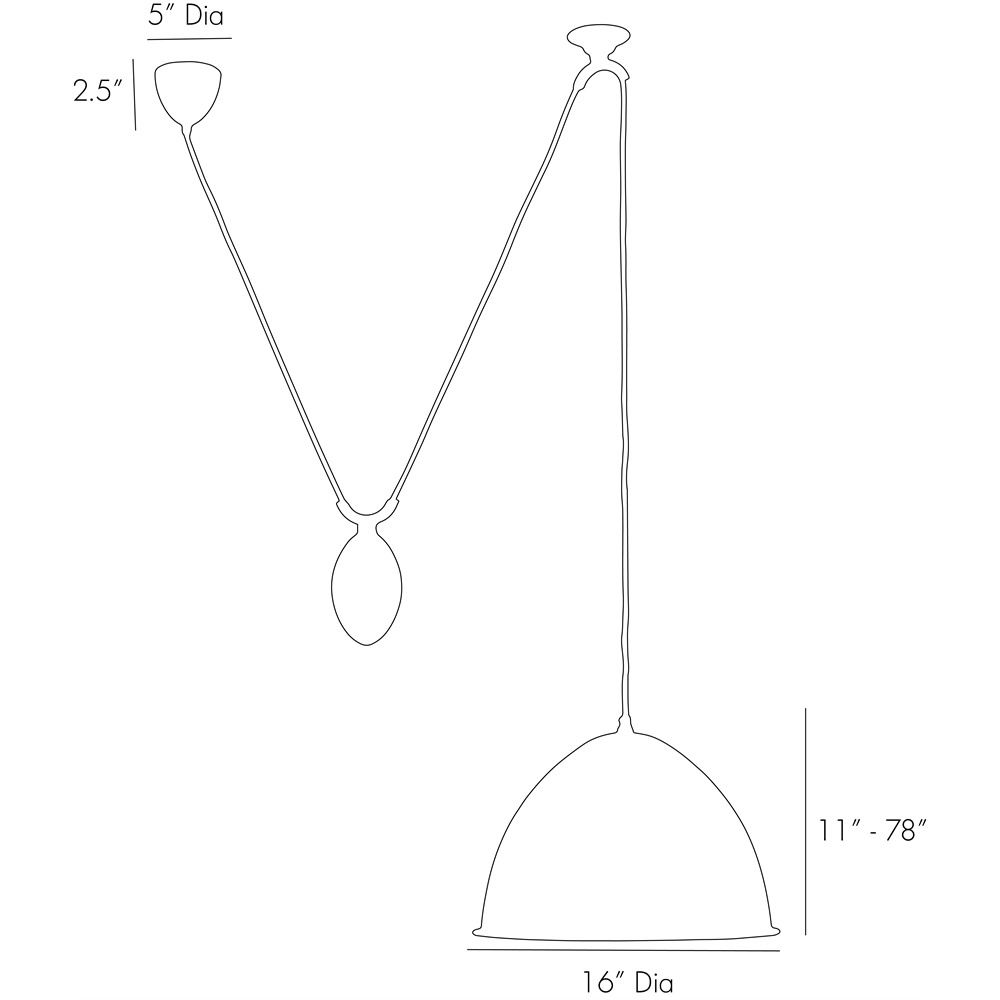 Silverpine Pendant - Black