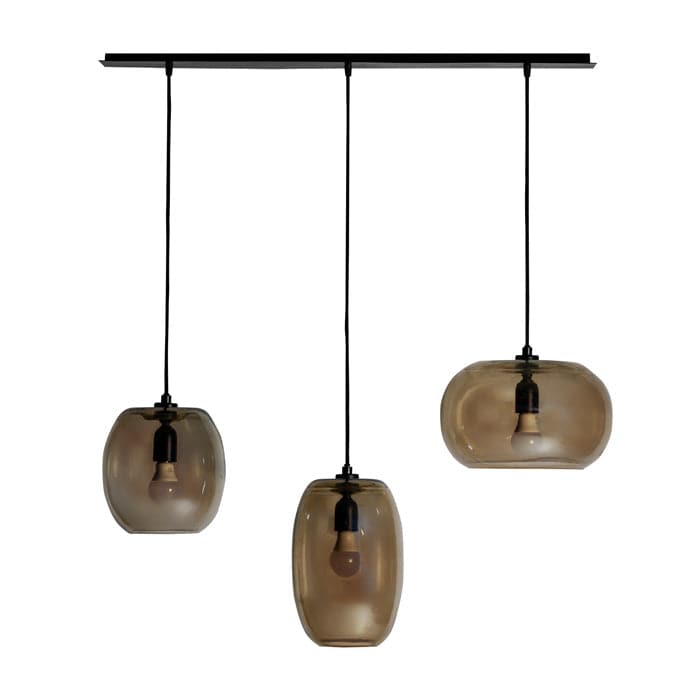 Emboss Pendant-Union Home Furniture-UNION-DEC00012-PendantsGold Shade Glass-5-France and Son