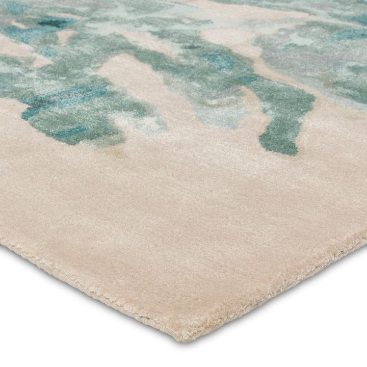 Jaipur Living Atoll Handmade Animal Pattern Teal/ Sage Area Rug (8'X10')