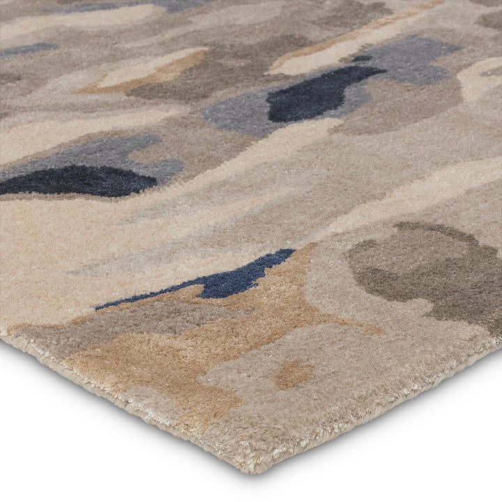 Jaipur Living Atoll Handmade Animal Pattern Blue/ Taupe Area Rug (5'X8')