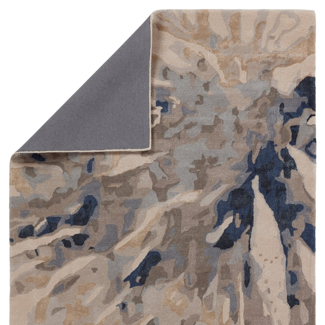 Jaipur Living Atoll Handmade Animal Pattern Blue/ Taupe Area Rug (10'X14')