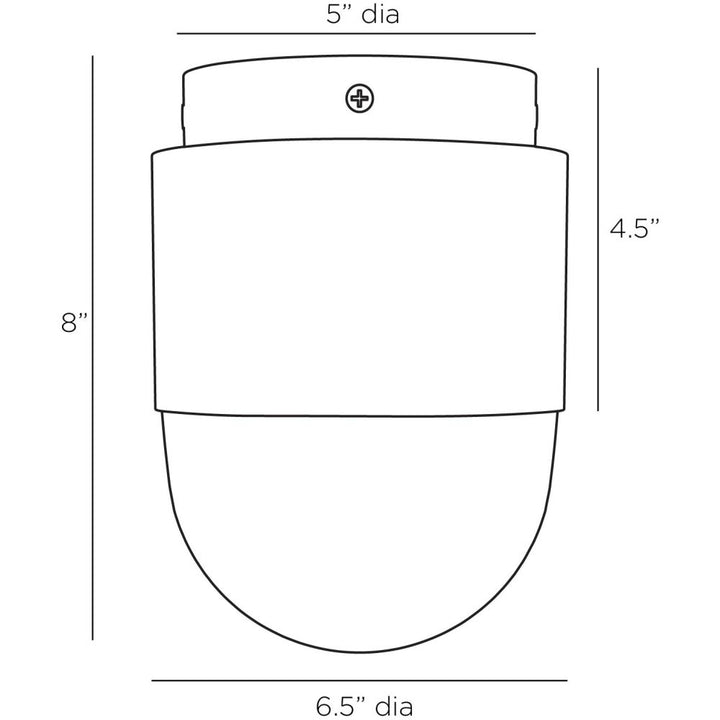 Vaughn Flush Mount - Black