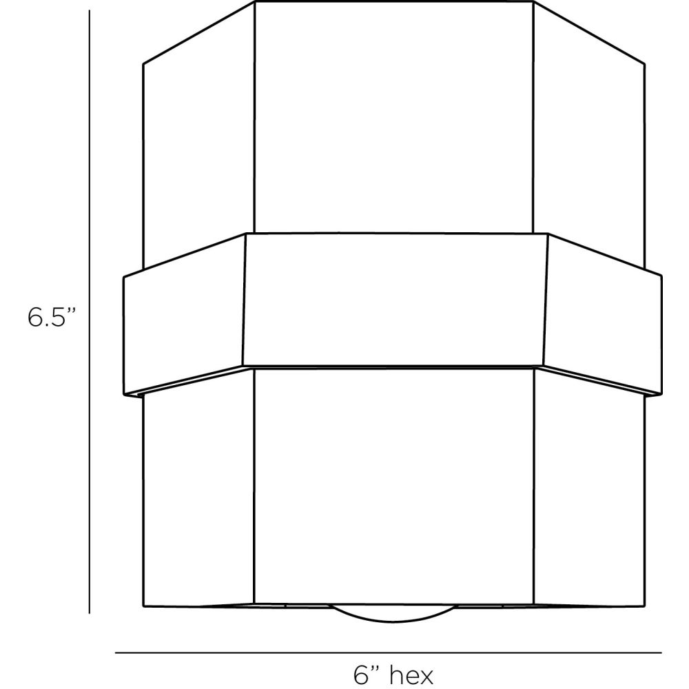 Banks Flush Mount - Black