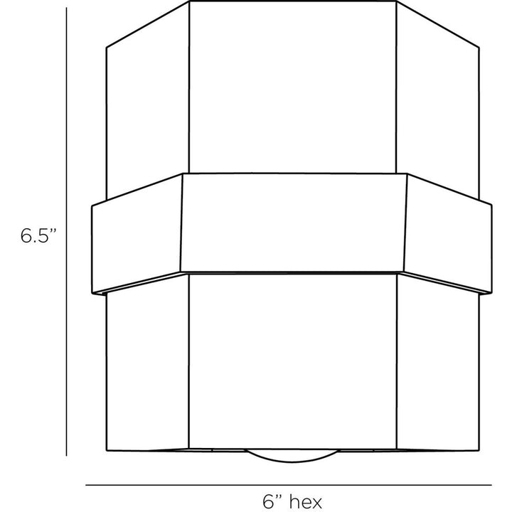 Banks Flush Mount - Black