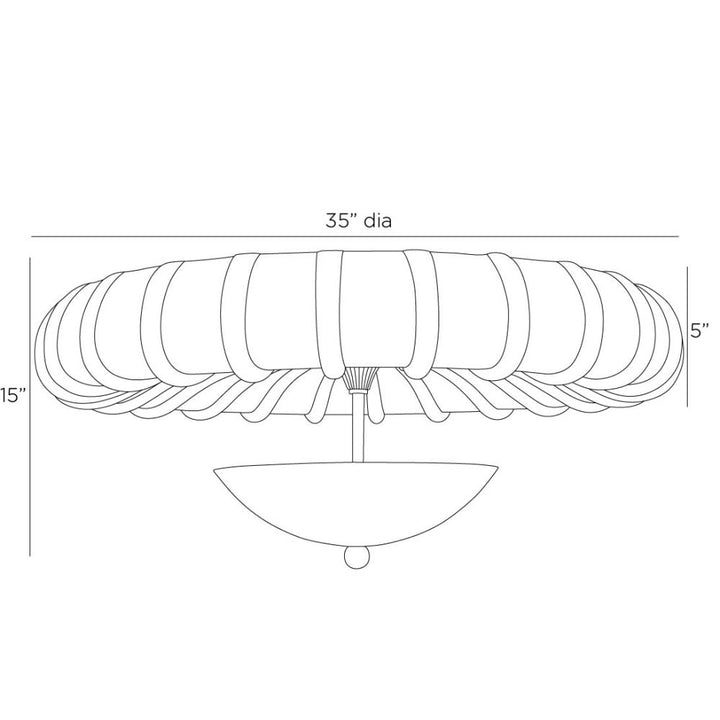 Jessamine Flush Mount - Gold