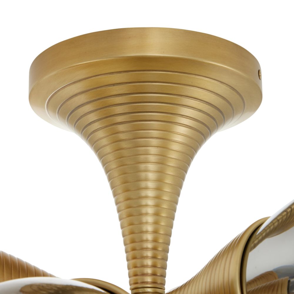Montague Flush Mount - Gold