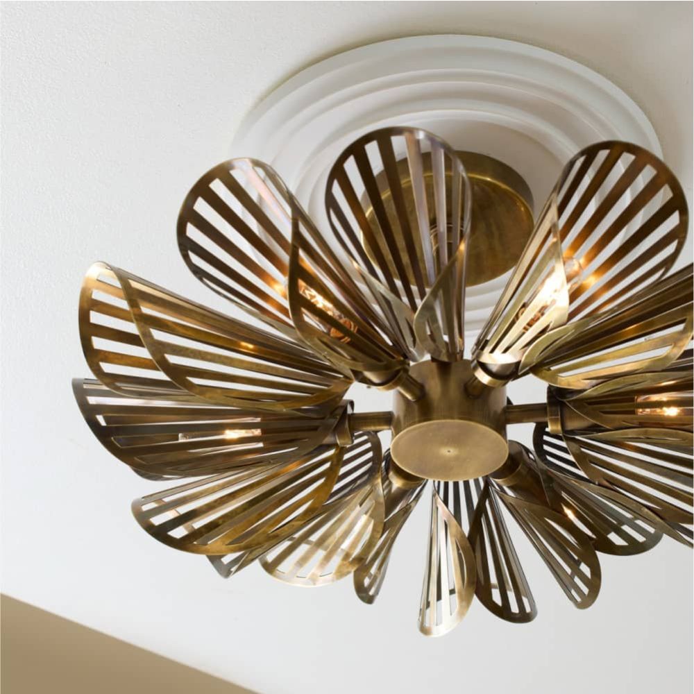 Flush Mounts Tamas Flush Mount - Gold