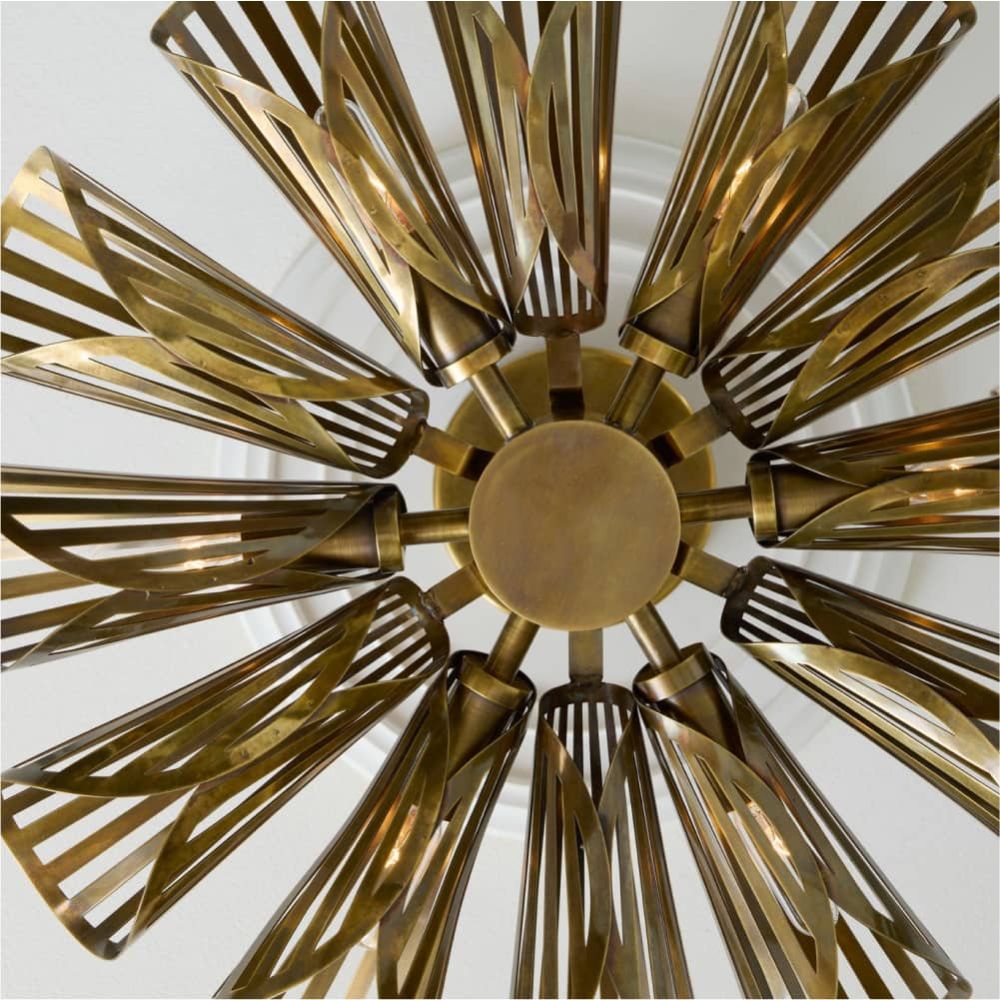 Tamas Flush Mount - Gold