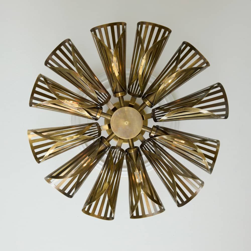 Flush Mounts Tamas Flush Mount - Gold