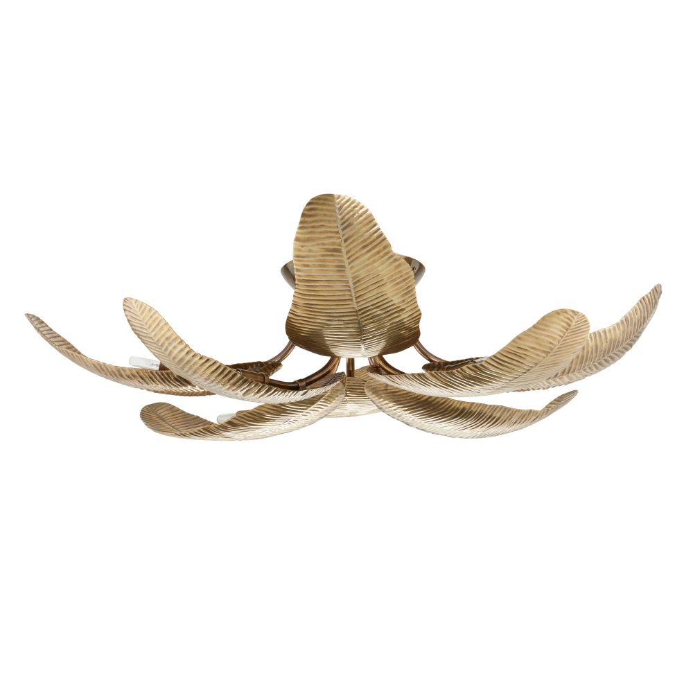 Saul Flush Mount - Gold