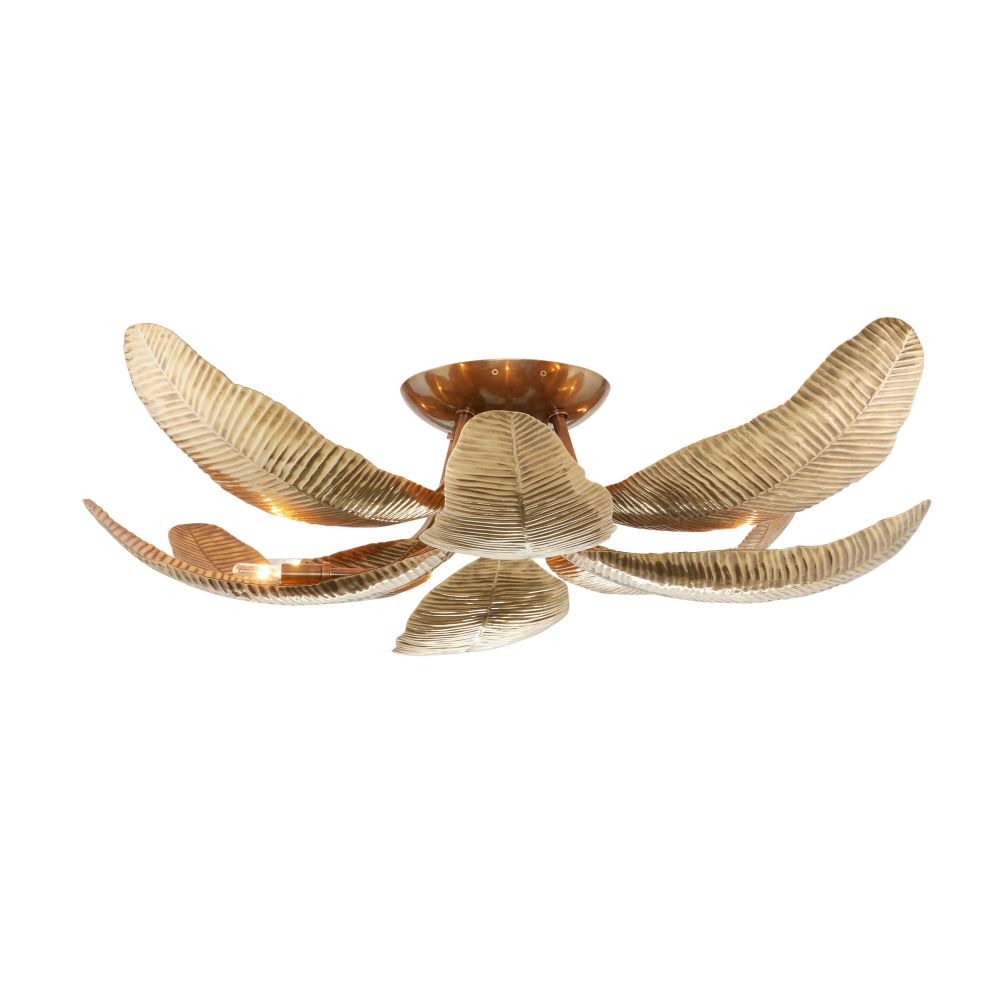 Flush Mounts Saul Flush Mount - Gold