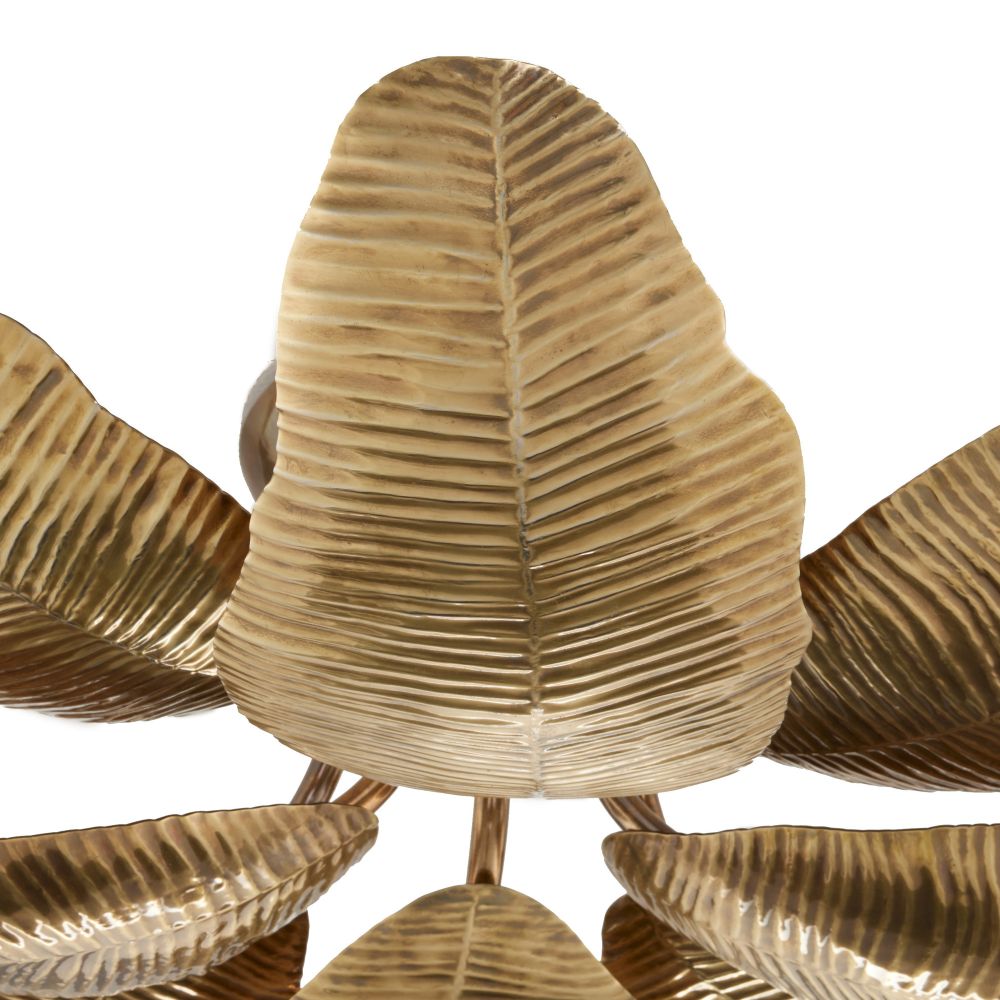 Saul Flush Mount - Gold
