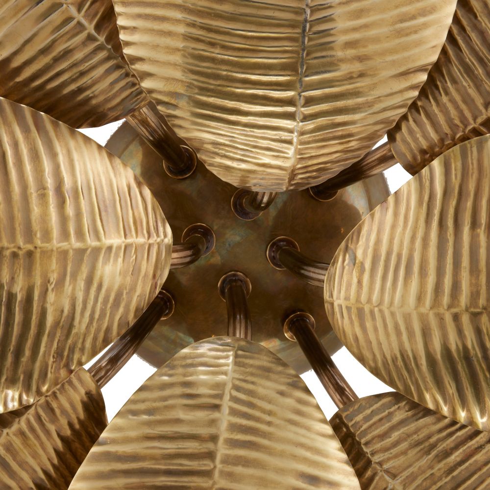 Saul Flush Mount - Gold