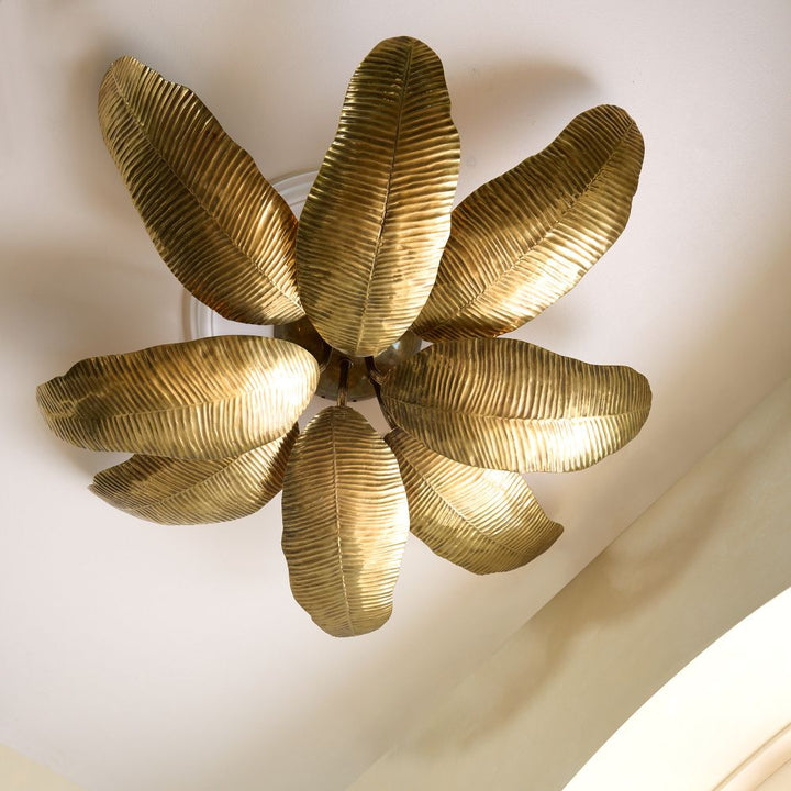 Flush Mounts Saul Flush Mount - Gold