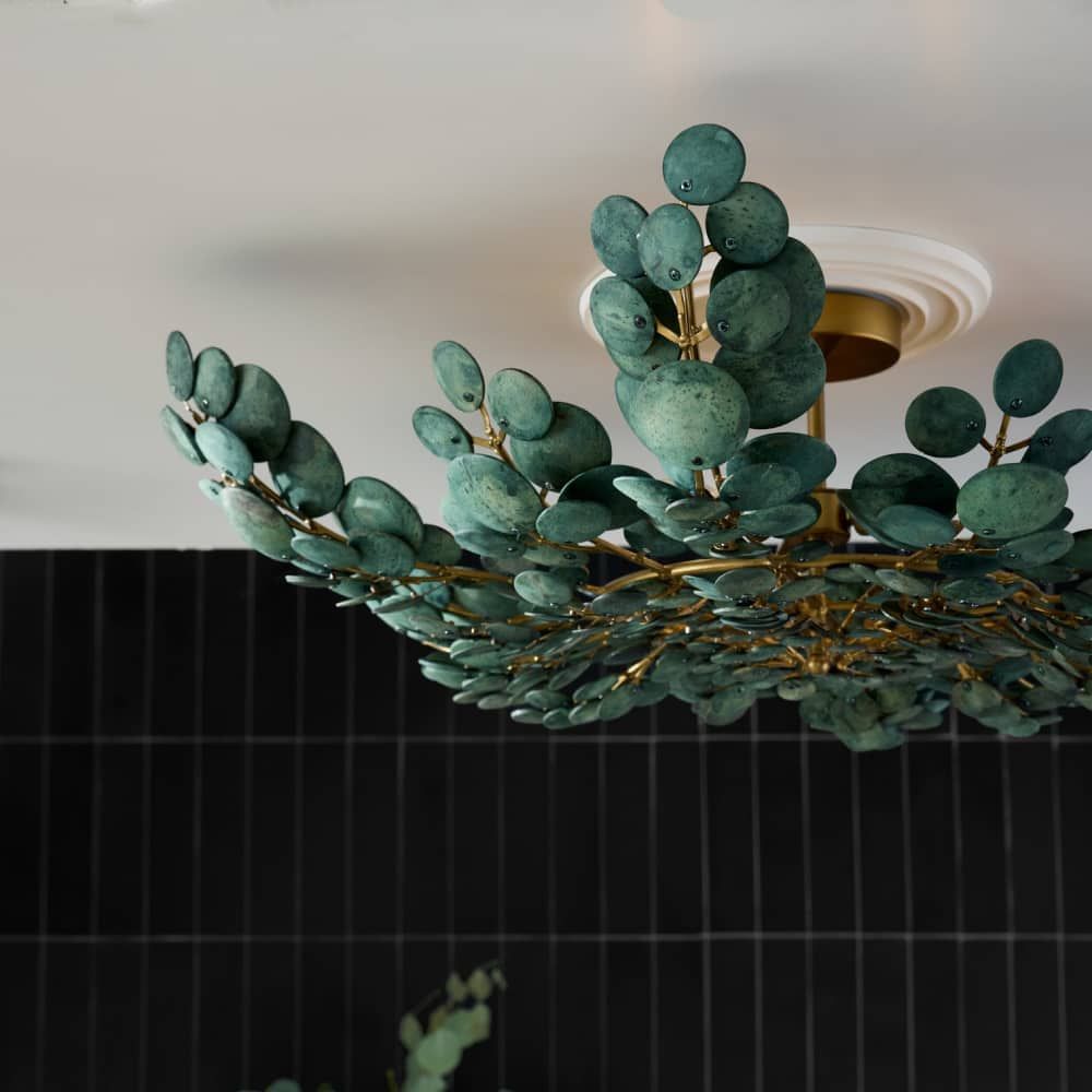 Flush Mounts Sora Flush Mount - Brown