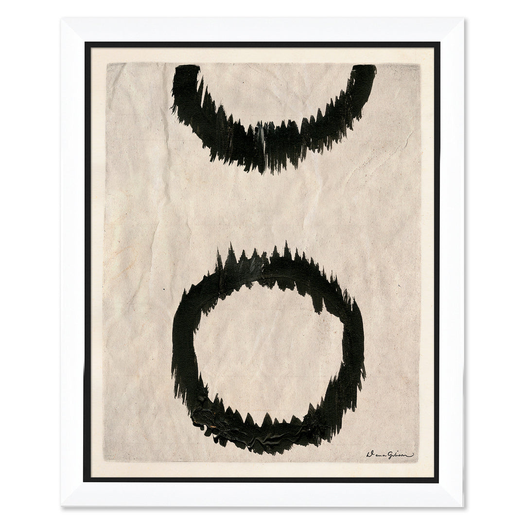 Circle Series - Black 1 by Soicher Marin