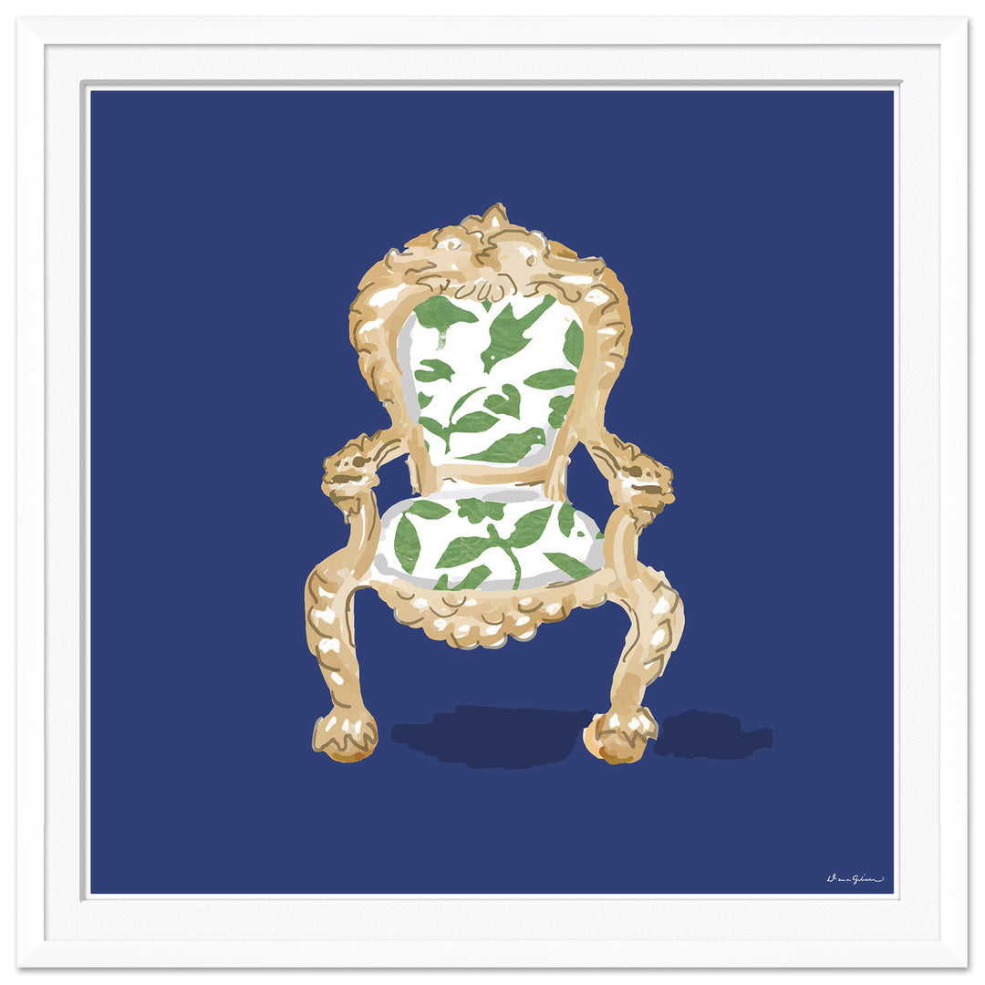 Palace Chair, Navy by Soicher Marin