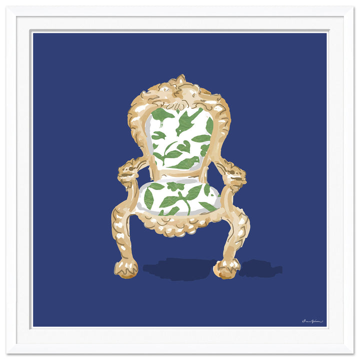 Palace Chair, Navy by Soicher Marin