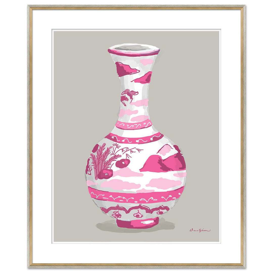 Indienne in Pink - Vase Series by Soicher Marin