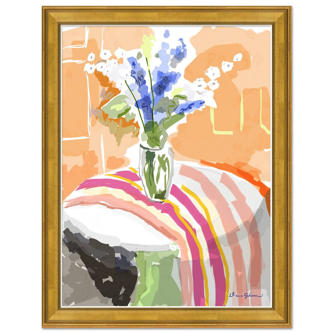 Delphiniums by Soicher Marin