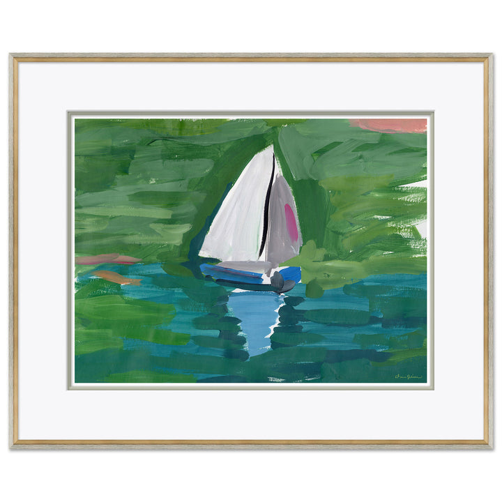 Pond Boat Blue by Soicher Marin