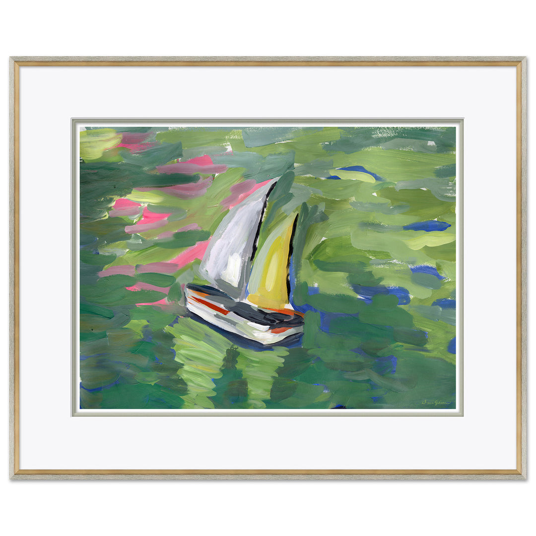 Pond Boat Yellow by Soicher Marin