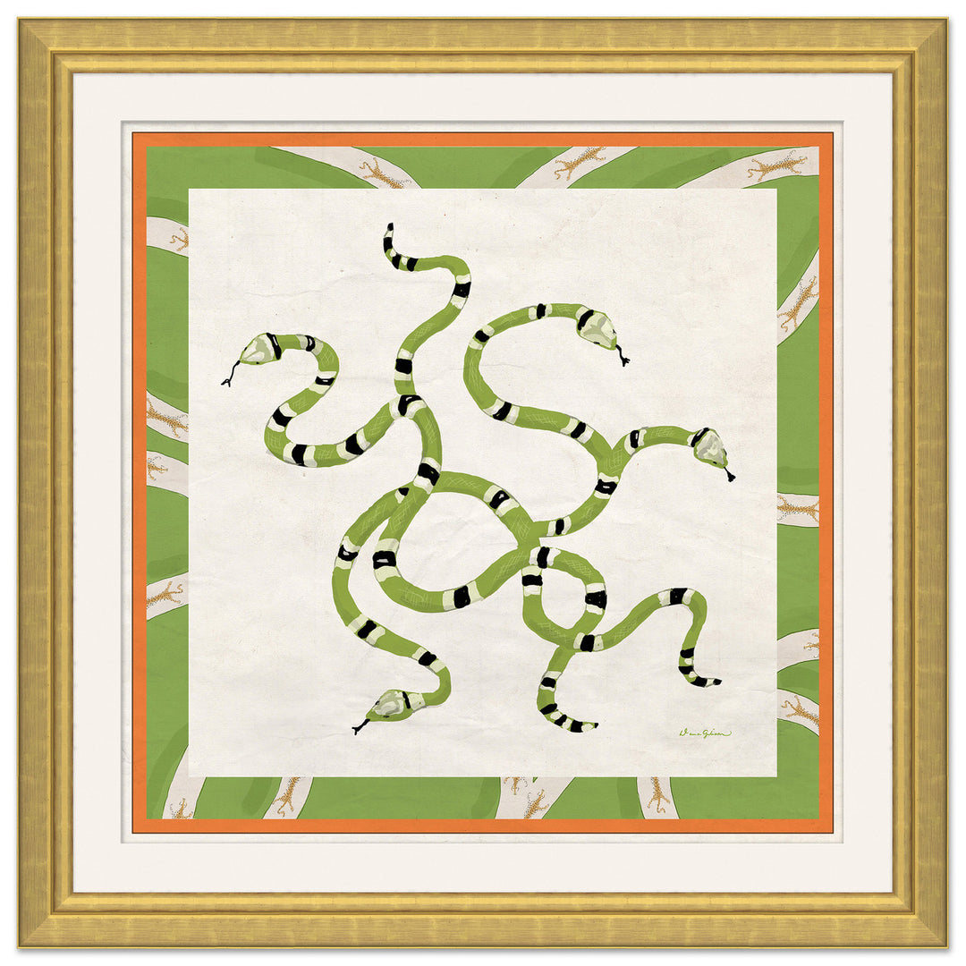 Boa Foulardin in Green by Soicher Marin