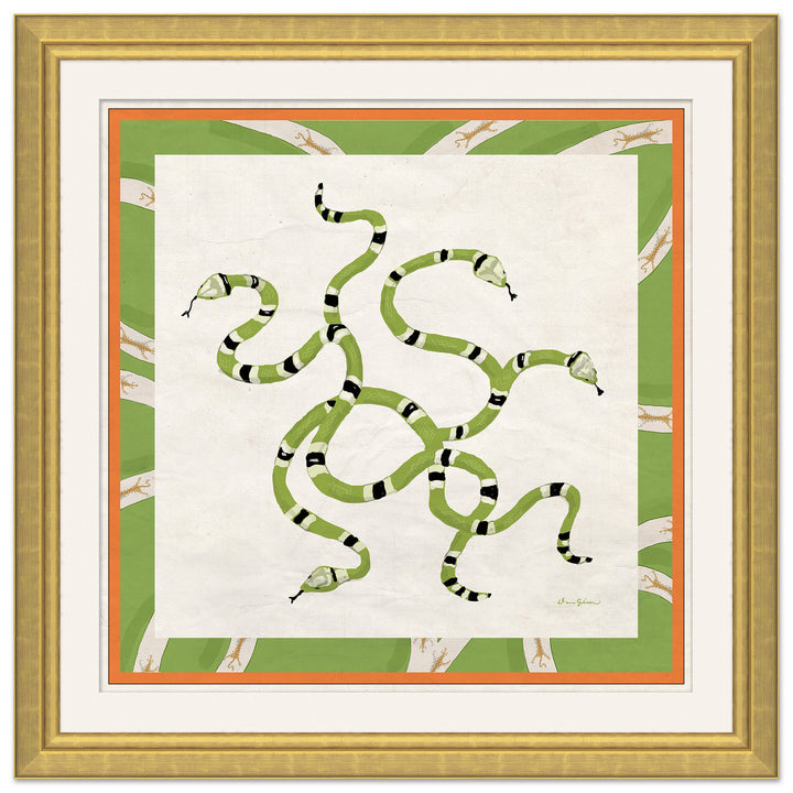 Boa Foulardin in Green by Soicher Marin