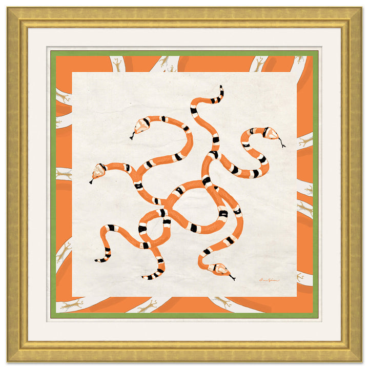 Boa Foulardin in Orange by Soicher Marin