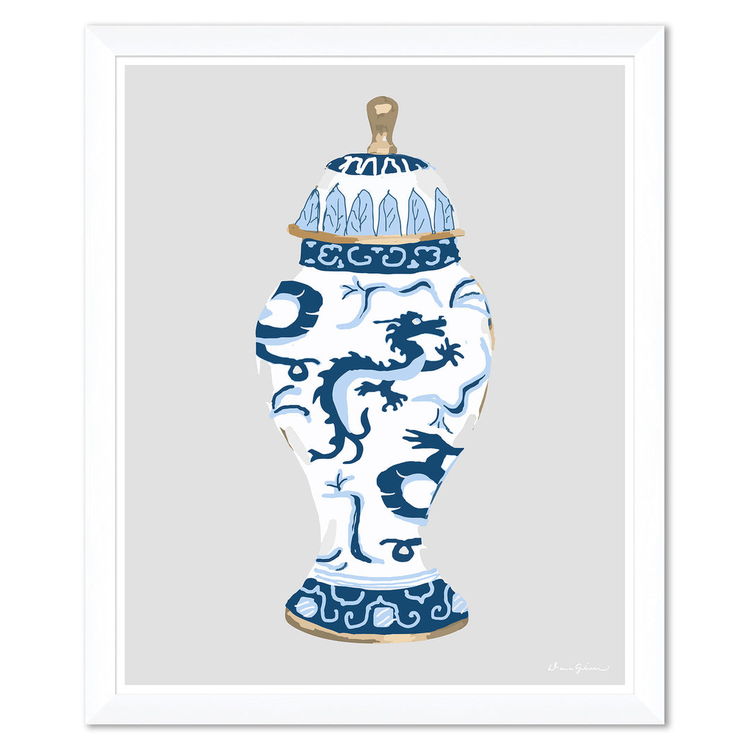 Dragon Jar in Blue by Soicher Marin