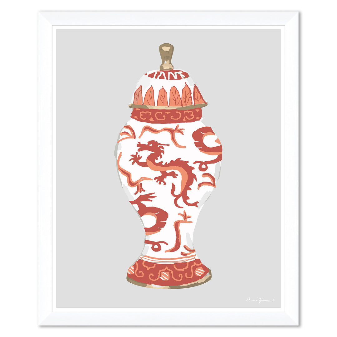 Dragon Jar in Orange by Soicher Marin