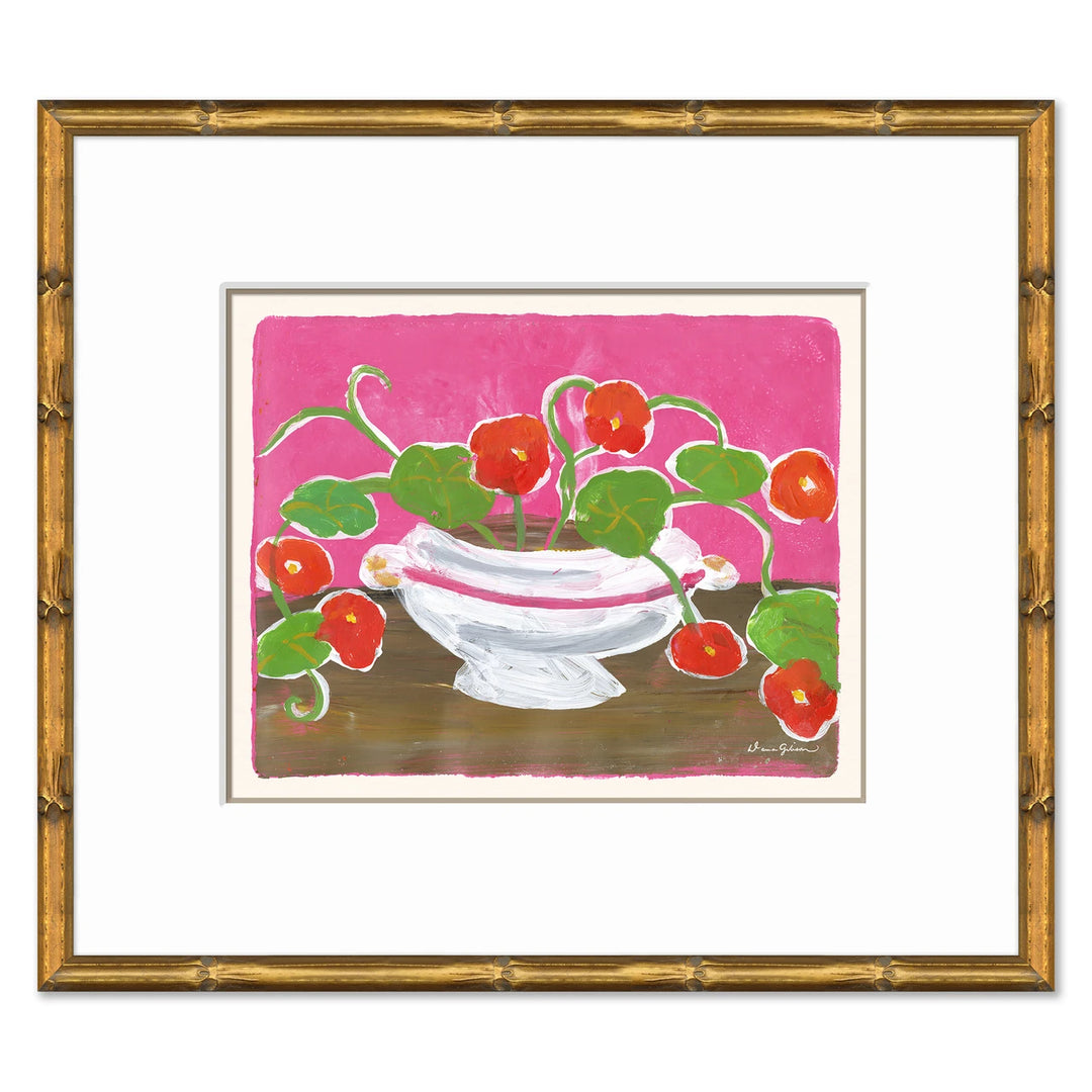 Nasturtium in Pink by Soicher Marin