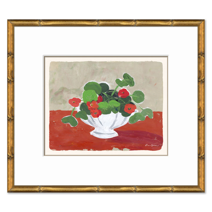 Nasturtium in White Compote by Soicher Marin